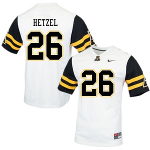 Men Michael Hetzel White Mountaineers #26 Jersey 124801-284