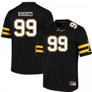 Men Michael Hughes Black Mountaineers #99 Jersey 671757-652