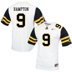 Men Nick Hampton White Appalachian State Mountaineers #9 Jersey 804093-773