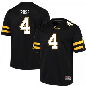 Men Nick Ross Black Appalachian State #4 Jersey 496235-922