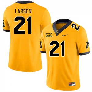 Men Reece Larson Gold Appalachian State #21 Jersey 465681-144