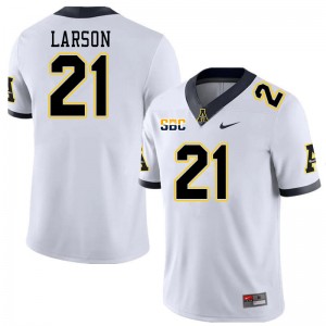 Men Reece Larson White Mountaineers #21 Jersey 474332-855