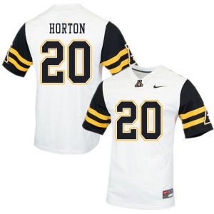 Men Sean Horton White Mountaineers #20 Jersey 976574-945