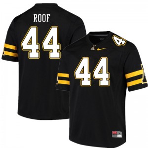 Men T.D. Roof Black Appalachian State #44 Jersey 179397-531