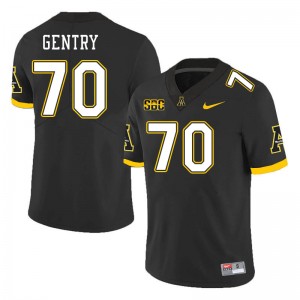 Men Thornton Gentry Black Appalachian State Mountaineers #70 Jersey 645674-343