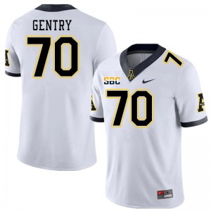 Men Thornton Gentry White Appalachian State #70 Jersey 292485-938