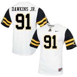 Men Tommy Dawkins Jr. White Mountaineers #91 Jersey 372921-876
