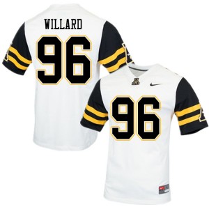 Men Trevor Willard White Mountaineers #96 Jersey 504473-334