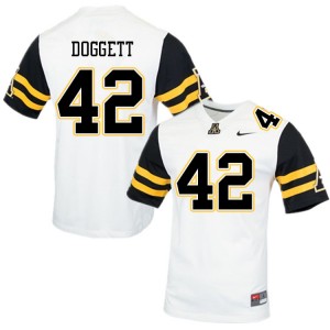 Men Yakez Doggett White Mountaineers #42 Jersey 750805-697