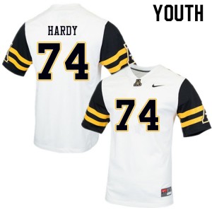 Youth Anderson Hardy White Appalachian State University #74 Jersey 827320-836