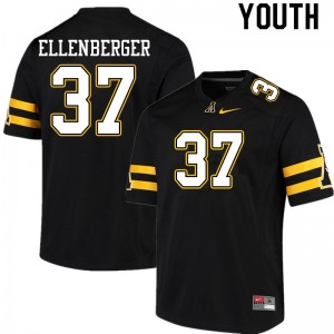Youth Tanner Ellenberger Black Mountaineers #37 Jersey 475847-395