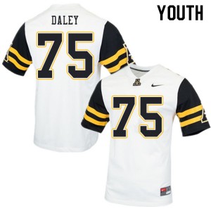 Youth Damion Daley White Appalachian State University #75 Jersey 226733-383
