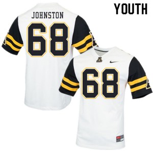 Youth Greg Johnston White Appalachian State University #68 Jersey 722871-777