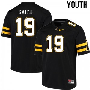 Youth Mike Smith Black Mountaineers #19 Jersey 537879-932