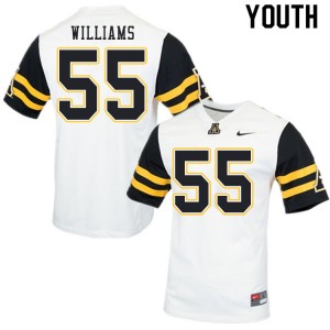 Youth Seth Williams White Appalachian State #55 Jersey 583095-651