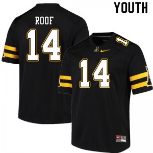 Youth T.D. Roof Black Mountaineers #14 Jersey 142951-955