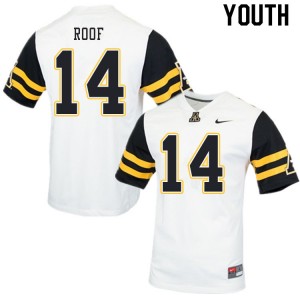Youth T.D. Roof White Appalachian State Mountaineers #14 Jersey 792791-941