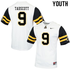 Youth DC Tabscott White Appalachian State University #9 Jersey 200035-474
