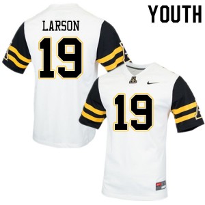 Youth Reece Larson White Appalachian State Mountaineers #19 Jersey 568260-506
