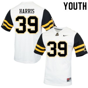Youth Tony Harris White Appalachian State University #39 Jersey 710486-488