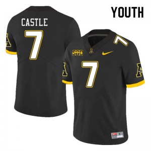 Youth Anderson Castle Black Mountaineers #7 Jersey 196587-851