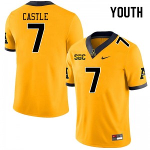 Youth Anderson Castle Gold Mountaineers #7 Jersey 146172-363