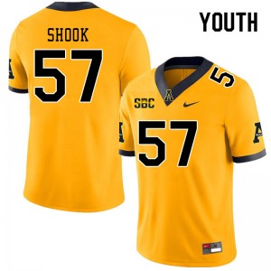 Youth Austin Shook Gold Appalachian State University #57 Jersey 994663-644