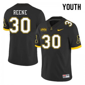 Youth Carter Greene Black Appalachian State #30 Jersey 864841-510