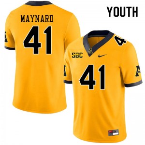 Youth Conner Maynard Gold Appalachian State Mountaineers #41 Jersey 547234-440