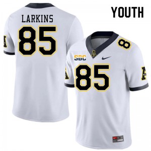 Youth David Larkins White Appalachian State University #85 Jersey 359283-991