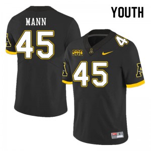 Youth Jake Mann Black Mountaineers #45 Jersey 970281-690