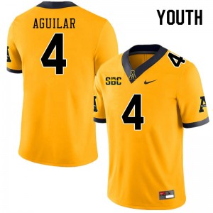 Youth Joey Aguilar Gold Appalachian State University #4 Jersey 660086-998