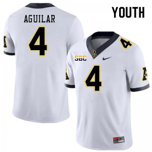 Youth Joey Aguilar White Mountaineers #4 Jersey 202592-706