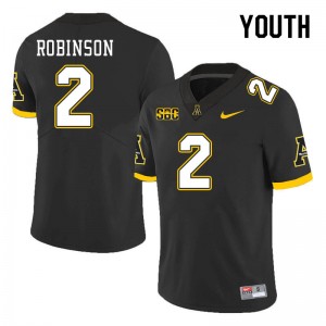 Youth Kaedin Robinson Black Mountaineers #2 Jersey 451309-154