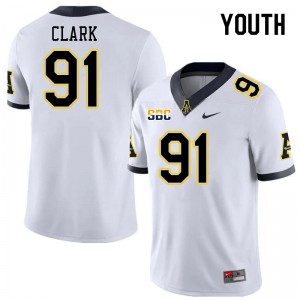 Youth Markus Clark White Mountaineers #91 Jersey 139531-448