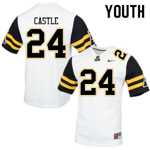 Youth Anderson Castle White Mountaineers #24 Jersey 667097-525