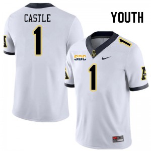 Youth Anderson Castle White Appalachian State University #1 Jersey 922341-416