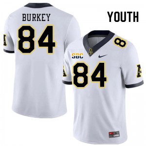 Youth Ayden Burkey White Appalachian State #84 Jersey 538197-830
