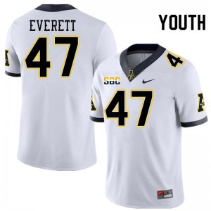 Youth Carter Everett White Mountaineers #47 Jersey 840544-854