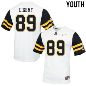 Youth Chase Eighmy White Appalachian State Mountaineers #89 Jersey 319856-925