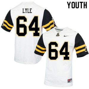 Youth Chris Lyle White Mountaineers #64 Jersey 987471-214