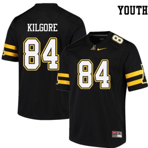 Youth Daniel Kilgore Black Appalachian State #84 Jersey 319596-474