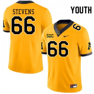Youth Danny Stevens Gold Appalachian State University #66 Jersey 182351-729