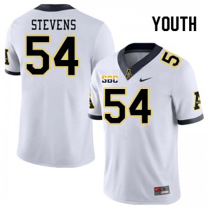Youth Danny Stevens White Mountaineers #54 Jersey 486257-253