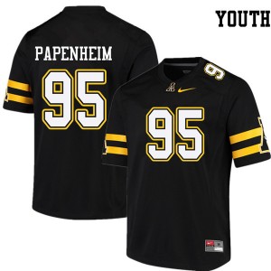 Youth Devin Papenheim Black Mountaineers #95 Jersey 363944-413