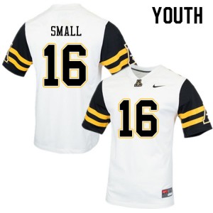 Youth Donte Small White Appalachian State #16 Jersey 286019-493