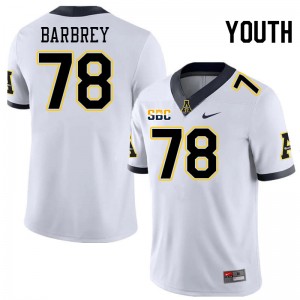 Youth Dylan Barbrey White Mountaineers #78 Jersey 249101-703