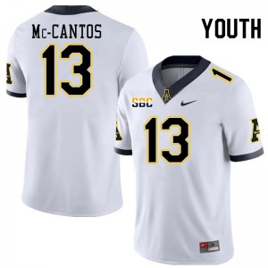 Youth Elijah Mc-Cantos White Mountaineers #13 Jersey 267899-230