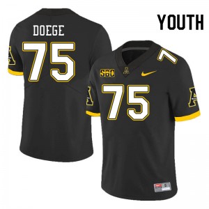 Youth Felix Doege Black Mountaineers #75 Jersey 951293-744