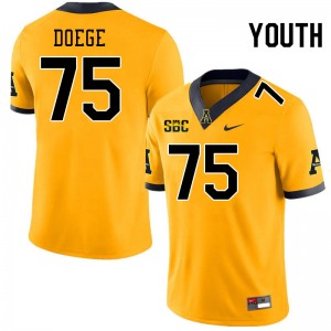 Youth Felix Doege Gold Mountaineers #75 Jersey 224479-812